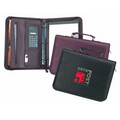 Executive Binder 3-Ring Zip Portfolio w/Handle